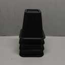 6 Inch Heavy Duty Bed Risers, Furniture Risers for Desk, Chair, Table or Sofa, Couch Lift Risers, Supports up to 2200 lbs per Leg(4 Pack Black)