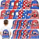 Woanger 36 Pcs Baseball Gift Bags 9.8 x 11.8 Inch Baseball Drawstring Party Favor Bag Fabric Goodie Candy Treat Snack Bags for Team Sport Ball Theme Birthday Party Supplies