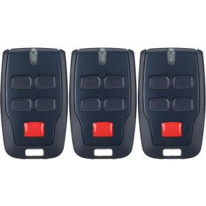 Kingdder 3 Pcs 4 Channel Remote Control Compatible with BFT Mitto B RCB04 R1, 433.92mhz Gate Opener Remote Control Transmitter for All Kinds of Doors, Easy to Program