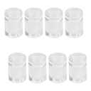 Antrader 8Pcs Clear Standoffs, 1/2" x 1/2" Acrylic Standoff Screws, Wall Sign Standoff Mounting Hardware,Advertising Glass Standoff Nail