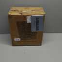 Wicker Trash Can with Lid and Liner,Boho Decotative Small Bathroom Trash Cans,Waterproof Slim Waste Basket for Bedroom,Home Office,3 Gallon Cream White