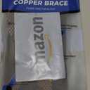 JIUFENTIAN Copper Knee Braces for Arthritis Pain (2 pack)- Professional Knee Support with Side Stabilizers - Breathable Compression Sleeves for Pain Relief & Stability (Arthritis, Gym, Work)-(Small)