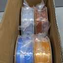 OVERTURE Silk PLA Filament Bundle, Clog-Free Shiny, Metallic Shine 3D Printer Filament, 1kg Spool * 4 Rolls(Silk Gold+Silk Silver+Silk Coppe+Silk Blue-Silver)