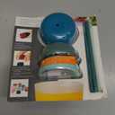 Boon Snug Silicone Sippy Cup Lids and Straws - Includes 3 Lids and 3 Straws - Convert Any Kids Cups or Toddler Cups into Straw Sippy Cups - Toddler Feeding Supplies and Travel Essentials - Green