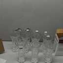 Mifoci 12 Pcs Glass Flower Vase Phoenix Tail Shape Clear Tall Vases for Flowers Thickened Decorative Crystal Vase for Home Wedding Gift Bouquet Bud Office Table Centerpiece Decor, 7.75 x 3.77 Inch ONE IS BROKEN