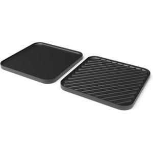 Coleman Cascade Stove Grill & Griddle Accessories, Cast Iron Cooking Grates for Cascade Stoves, Carry Case Included
