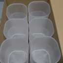 30 Pack Pen Holder Pen Cups for Desk Organizers and Storage Stationery Plastic Matte Pencil Holder Cups Ins Style Transparent for Office School Home Supplies