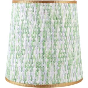 Kichvoe Colored Woven Lampshade 5.7 Inch Table Lamp Shade Replacement with Soft Light Diffuser for Bedroom Living Room Dining Room (Green)