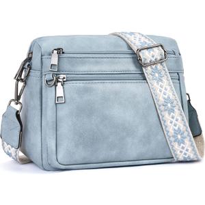 ATERITSSI Crossbody Purses for Women Trendy,Vegan Leather Crossbody Bags,Cell Phone Camera Shoulder Handbags with Card Slots