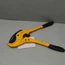 DOMINOX PVC Pipe Cutter, Cuts up to 2-1/2" PEX, PVC, PPR, Plastic Hoses& Plumbing Pipes,Ratchet PVC Cutter Tool with SK5 Blade and Aluminum Alloy Body