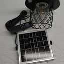 HULPPRE 3000lm Solar Shed Light,Daytime or Night,Classic Metal Solar Lights Indoor&Outdoor with E27 Bulb,Cool or Warm White,5 Modes Barn,Chicken Coop Light,Pendant Lamp for Patio,Garden,Yard,Gazebo