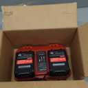 Upgraded 18V 6.0Ah Batteries Replacement for Milwaukee M-18 Battery 2Pack and 1 Charger Set(2-Port)