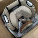 Evenflo Revolve360 Extend All-in-One Rotating Car Seat with Green & Gentle Fabric (Travertine), Mfg date: 

12/27/2025