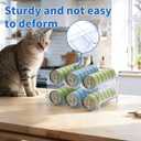 Cat Can Storage Organizer for Pantry, High Clear Acrylic Dog Canned Food Storage Rack 2 Tier Stackable Shelf for Pet Cans Dispenser with Can Cover Lid and Spoon