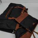 Convertible Garment Duffel Bag for Travel - Carry On Garment Bags With Toiletry Bag Large Weekender Bag for Men Women 2 in 1 Hanging Suitcase Suit Travel Duffel Overnight Bags 4pcs Set (B-Black)
