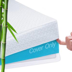 Mattress Topper Cover Full XL Size 3 Inch Mattress Protector (Only Cover)
