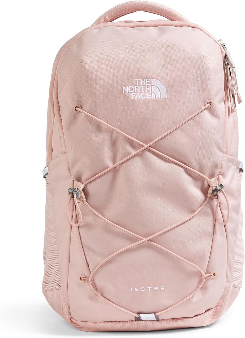 The North Face Women's Jester Everyday Laptop Backpack | Commuter Travel Bag with Laptop Sleeve, Water-Repellent Finish, Spacious Compartment, Pink Moss, One Size, Pink Moss 