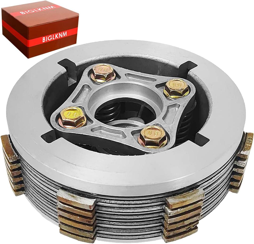 Clutch Kit for Honda Rebel 250 CMX250/C/X, Heavy Duty Springs Driver Complete Clutch Disc Plate Kit for 1985-2016 Nighthawk 250 CB250 1991-2008