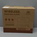 Vinyl Record Player Turntable with Built-in Bluetooth Receiver & 2 Stereo Speakers, 3 Speed 3 Size Portable Retro Record Player for Entertainment and Home Decoration (Orange)