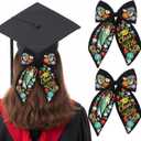 2 x Norme 2 Pcs Mexican Graduation Bow DIY Graduation Cap Decoration Religious Hair Clips Class of 2026 Bowknot Congrat Grad Alligator Clips Hair Accessories for Catholic Grad Gift DIY Caps