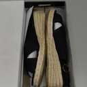 mysoft Women's Espadrille Sandals Low Wedge Platform Open Toe Slingback Ankle Strap Criss Cross Slip On Summer Shoes (9.5, Black)