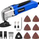 AVID POWER Oscillating Tool, 22000 OPM Electric Oscillating Multi Tool with 3Oscillation Angle, Cutting, Sanding, Grinding, Scraping, 11 Accessories & Universal Interface-Blue