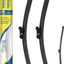3 Pack Windshield Wiper Blades Compatible with BMW X2 2018-2022, Front and Rear, 24" 20" 13" (A332H)