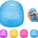 Gumdrop Squishy Toys, Squishy Fidget Toys Stress for Adults, Super Solid Squeeze Ball, Sensory for Stress Relief, Suitable for Adult use in Offices and Homes (Blue)