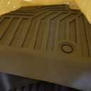 KUST Floor Mats for 2014-2021 Toyota Tundra Double Cab/Crew Max Cab, All Weather TPE Rubber Floor Liners for Tundra Accessories Front Rear 2 Row High Side