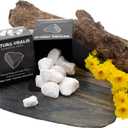 Natura Uralis Premium Belgorod Chalk Chunks | White Chalk Chunks - Amazing Crunch, Satisfying Earthy, Velvety and Firm Texture, ASMR Sensation, Natural Calcium Carbonate (Mini (3.5oz))