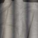 Sun Zero - 56260 Greyson Faux Dupioni Silk Extreme 100% Blackout Back Tab Curtain Panel, 50" x 95", Pearl White