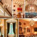 Flame Shape LED Chandelier - 4 Watt Equivalent 40W LED Candelabra Bulbs, Warm White 450LM, Dimmable - E26 Base, 6 Pack
