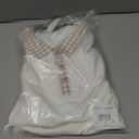 adidas Women's Ultimate365 Gingham Polo Shirt (White, L)