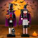 2 Pcs Halloween Nutcracker 14 Inch Wooden Witch Guyana