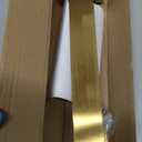 NearMoon Self Adhesive Hand Towel Holder/Towel Ring, Stainless Steel Hand Towel Bar Rustproof Stick on Wall-Towel Rack for Bathroom/Kitchen, Square Sticky and Wall Mounted (9 Inch, Brushed Gold)