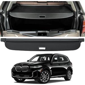 Retractable Trunk Cover Compatible with 2019-2025 BMW X5 Cargo Cover Rear Trunk Security Cover BMW X5 Accessories Privacy Screen Cover