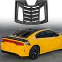 Window Louvers for Dodge Charger 2011-2023, Lambo Style Rear Windshield Sun Shade Cover for SXT GT R/T Scat Pack SRT Hellcat Widebody Redeye Daytona All Weather ABS (Carbon Fiber)