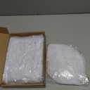 4 Pack 10 ft Pearl Table Runner Tulle Fabric Lace Boho Glitter Tablecloth Table Runners for Bridal Shower Birthday Party Wedding Arch Veil Dessert Desk Decorations 29.5 x 120 Inches (White)