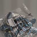 Tatuo 4 Pcs Summer Coastal Wall Decor Bathroom Beach Blue Wall Art Sea Turtle Surfboard Seahorse Starfish Seashell Conches Crabs Sea Life Decor for Bedroom Home (Retro Turtle Style)