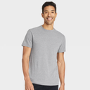Men's Every Wear Short Sleeve T-Shirt - Cotton Blend, Recycled Polyester, Crew Neck, Midweight Jersey Fabric, M