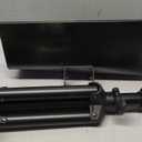 Amazon Basics Multi Purpose Height Adjustable Portable Tripod Stand for Workstation, Music, DJ, Projector, or Mixer, Laptop Compatible, Black