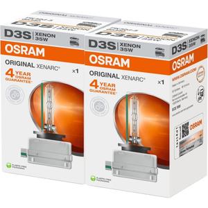 Osram 66340HBI Xenarc 35W D3S PK32D-5 4600K HID Xenon Light Bulb (2 Pack)