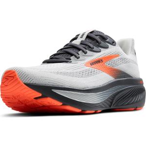 Brooks Mens Ghost 17 Neutral Running Shoe (12.5, Oyster Mushroom/Orange/Ebony)