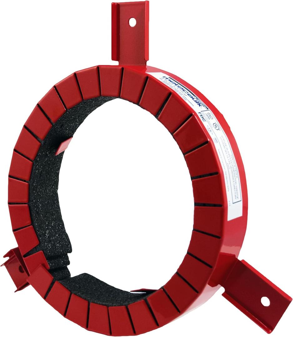 RectorSeal Metacaulk Intumescent Pipe Collar 66351, Fits Well in Limited Access Areas, Firestop, 4"