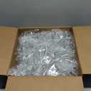 Barydat 17 Pcs Christmas Tree Decorations Set Glitter Star Christmas Tree Topper Metal Xmas Treetop with 16 Hanging Flower Christmas Balls Ornaments for Holiday Xmas Tree Party Decoration (White)