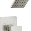 Delta Modern 14 Series Shower Faucet Set, Brushed Nickel Shower Head and Handle Set, Valve Trim Kit, Stainless T14267-SS-PP (Valve Not Included)