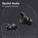 Beats Studio Buds + | True Wireless Noise Cancelling Earbuds, Enhanced Apple & Android Compatibility, Built-in Microphone, Sweat Resistant Bluetooth Headphones, Spatial Audio - Black/Gold