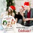 5 x Corgi Dog Christmas Ornaments 2025, Double Sided Ceramic Ornament for Christmas Decorations, Christmas Corgi Gifts for Dog Lovers, Animal Lovers Gift Ideas for Friends Family, Cute Xmas Dogs Decor