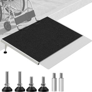 FACHNUO Adjustable Threshold Ramp for Doorways,30" L ×36" W x (3.1"- 7.6")H