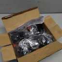 2" Inch Stem Leveling Casters Wheel with Ratchet Handle, 1/2 Inch and M12 Stem Size, Height Adjustable Heavy Duty Casters Set of 4 Total Load 2200 Lbs, Workbench Retractable Caster, T60, Black